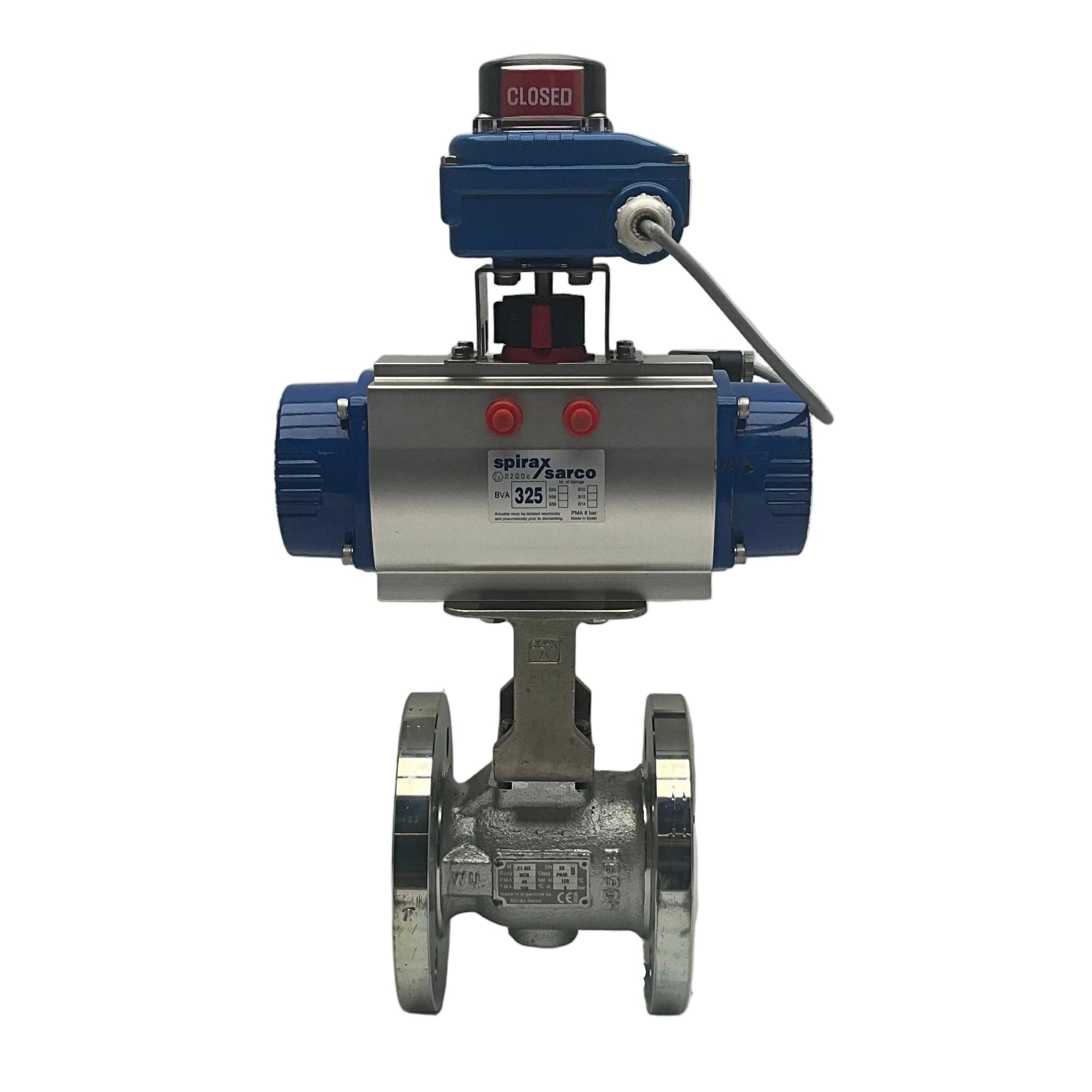 Spirax Sarco Pneumatic Actuator with Ball Valve and Position Monitor-Pneumatic Actuator with Ball Valve and Position Monitor-Used Industrial Parts