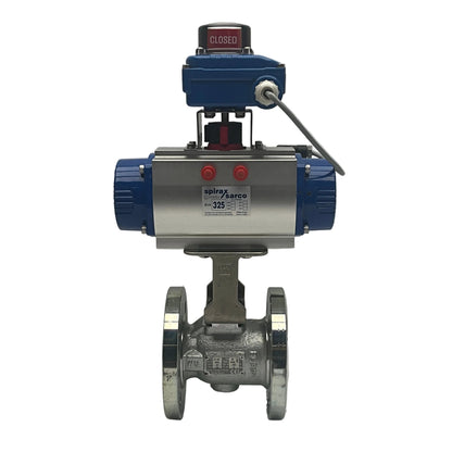 Spirax Sarco Pneumatic Actuator with Ball Valve and Position Monitor-Pneumatic Actuator with Ball Valve and Position Monitor-Used Industrial Parts