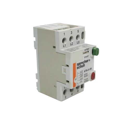 Sprecher + Schuh KTA 3-25 Motor Circuit Protector 0.63 - 1.0 A-Motor Circuit Protector-AE-06-02-03-6152428741776-Used Industrial Parts