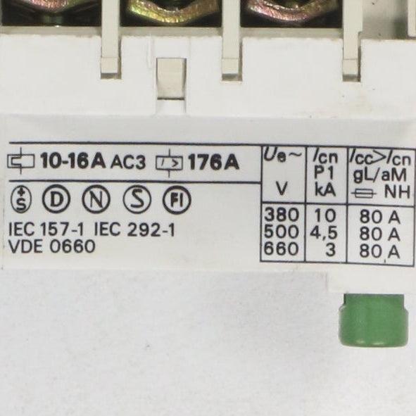Sprecher + Schuh KTA 3-25 Motor Circuit Protector 10 - 16 A-Motor Circuit Protector-Used Industrial Parts
