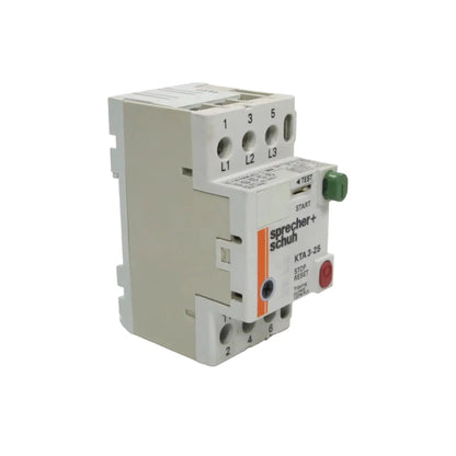 Sprecher + Schuh KTA 3-25 Motor Circuit Protector 1.6 - 2.5 A-Motor Circuit Protector-CC-03-03-06-6152427341328-Used Industrial Parts