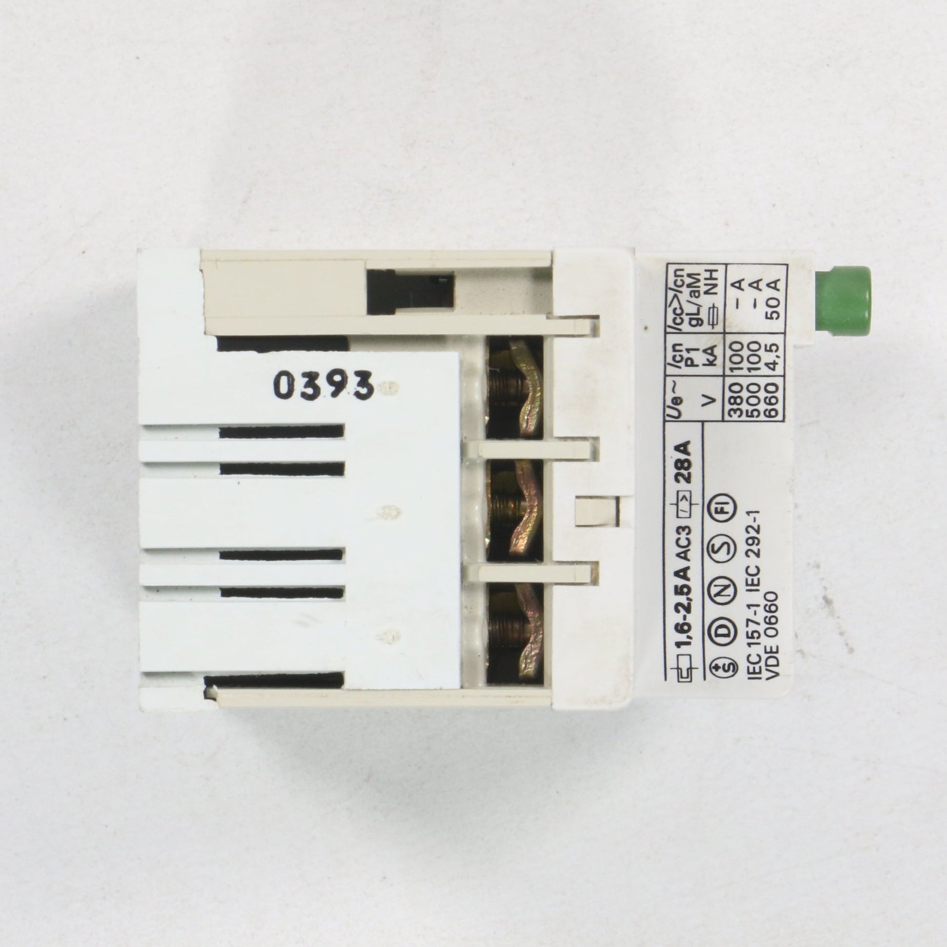 Sprecher + Schuh KTA 3-25 Motor Circuit Protector 1.6 - 2.5 A-Motor Circuit Protector-Used Industrial Parts