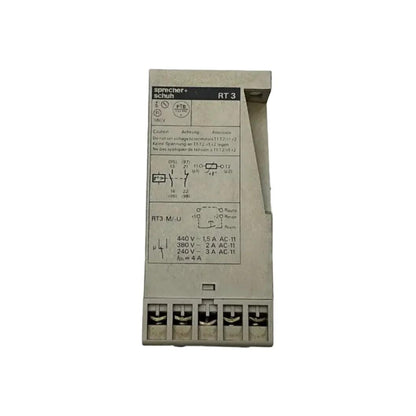 Sprecher +Schuh RT 3-M Thermistor Protection Relay - 11292-Thermistor Protection Relay-Used Industrial Parts