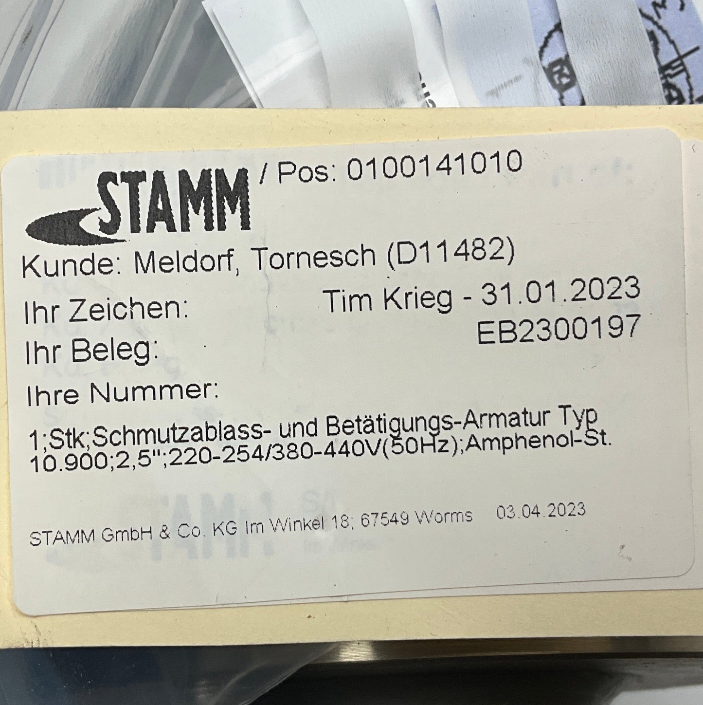 Stamm 10.900 Automatic Cleaning Device-Automatic Cleaning Device-Used Industrial Parts