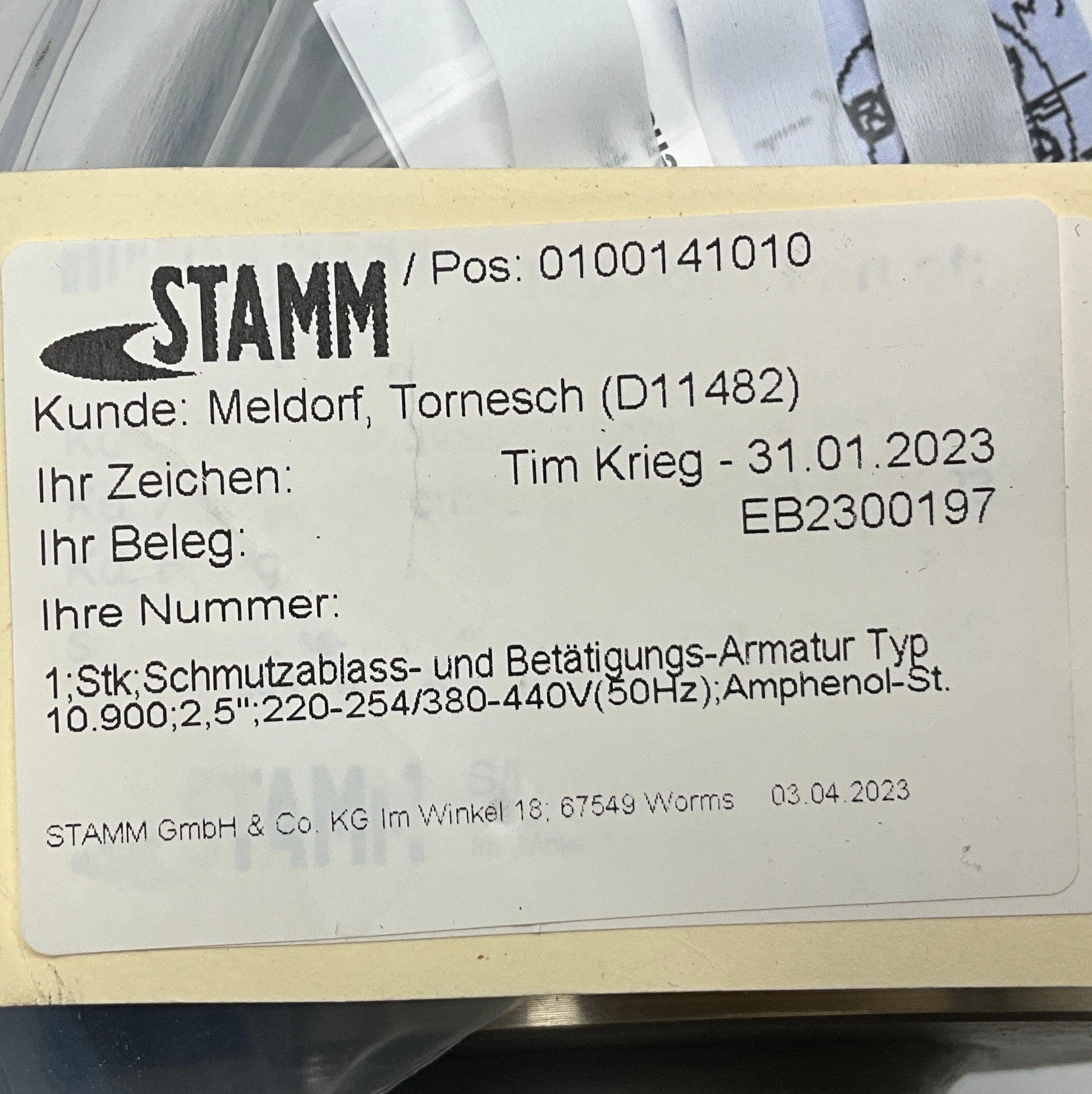 Stamm 10.900 Automatic Cleaning Device-Automatic Cleaning Device-Used Industrial Parts