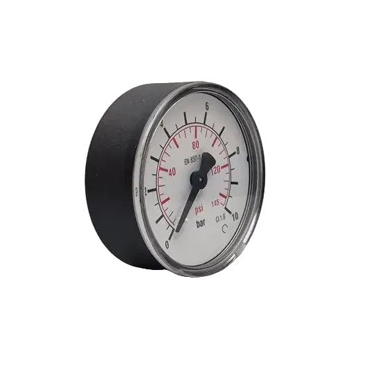 Standard Bourdon Tube 10 bar Pressure Gauge-Bourdon Tube Pressure Gauge-BE-05-05-03-6152430054079-Used Industrial Parts
