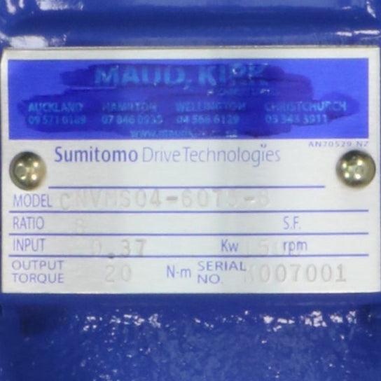 Sumitomo SM Cyclo CNVMS04 6075 8 Induction Motor-Induction Motor-Used Industrial Parts