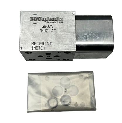 Sun Hydraulics GBO/V 1HU2-AC Hydraulic Manifold Block - DE-P0-035947-Hydraulic Manifold Block-Used Industrial Parts