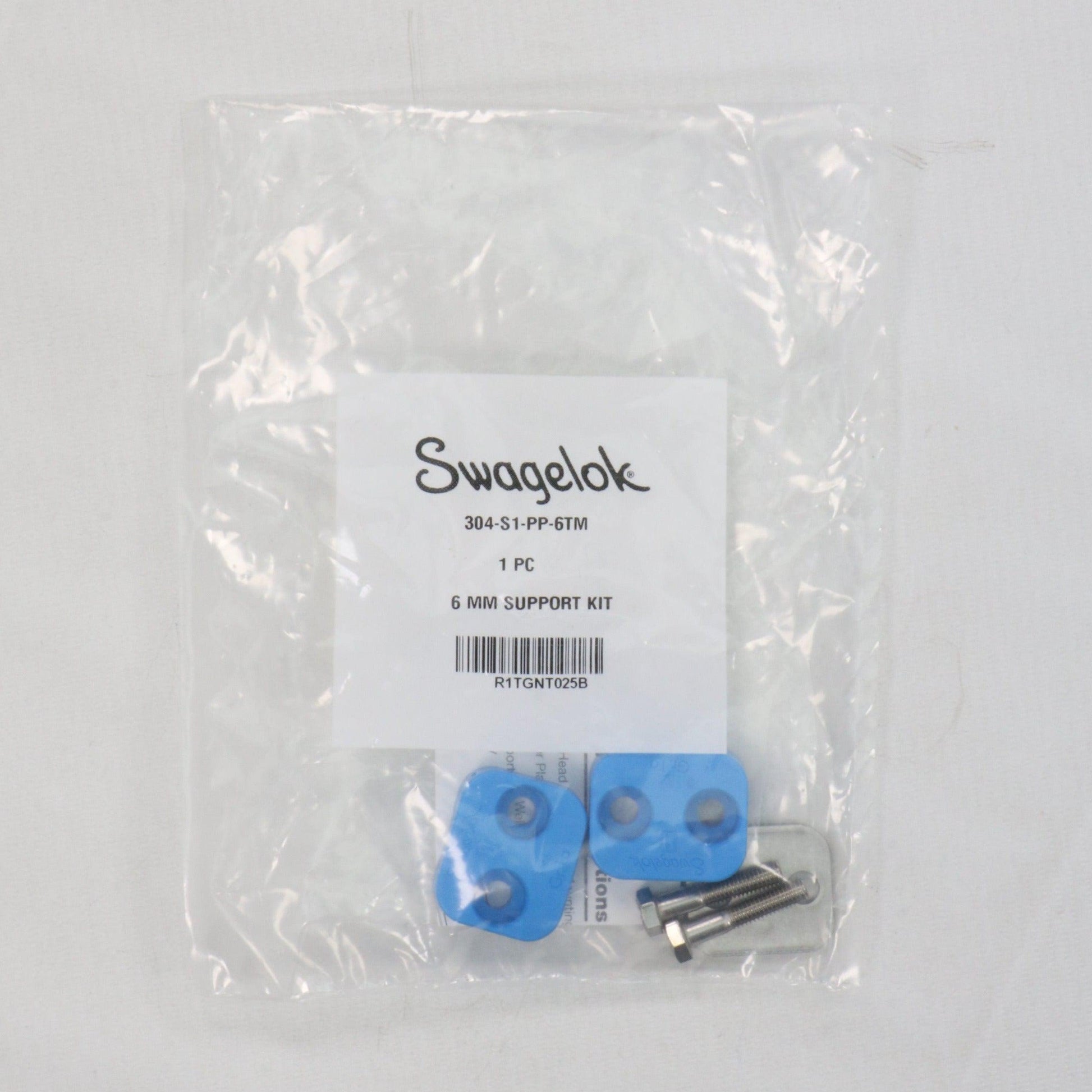 Swagelok 304 S1 PP 6TM Bolted Plastic Clamp Support Kit-Support Kit-Used Industrial Parts