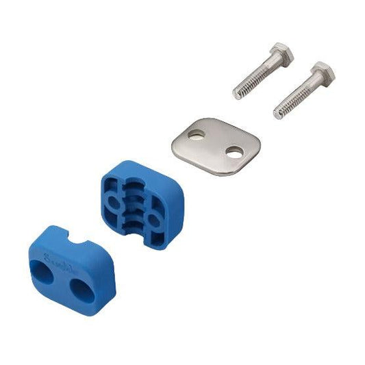 Swagelok 304 S1 PP 6TM Bolted Plastic Clamp Support Kit-Support Kit-Used Industrial Parts