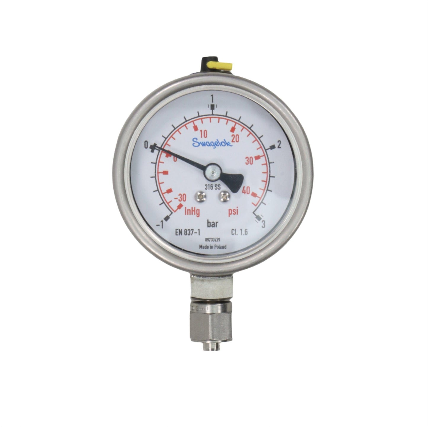 Swagelok 8973029 Pressure Gauge-Pressure Gauge-Used Industrial Parts