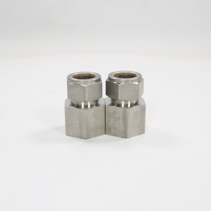 Swagelok SS-1210-7-12 Female Connector x 2-Female Connector-Used Industrial Parts