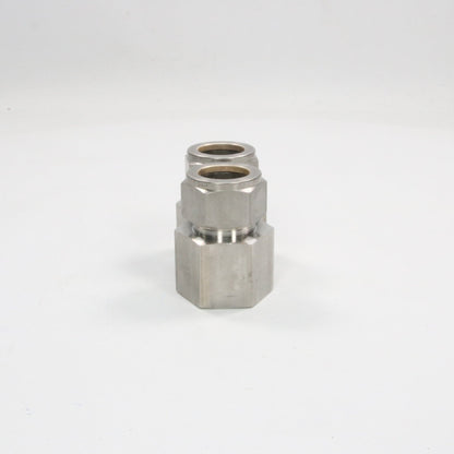 Swagelok SS-1210-7-12 Female Connector x 2-Female Connector-Used Industrial Parts