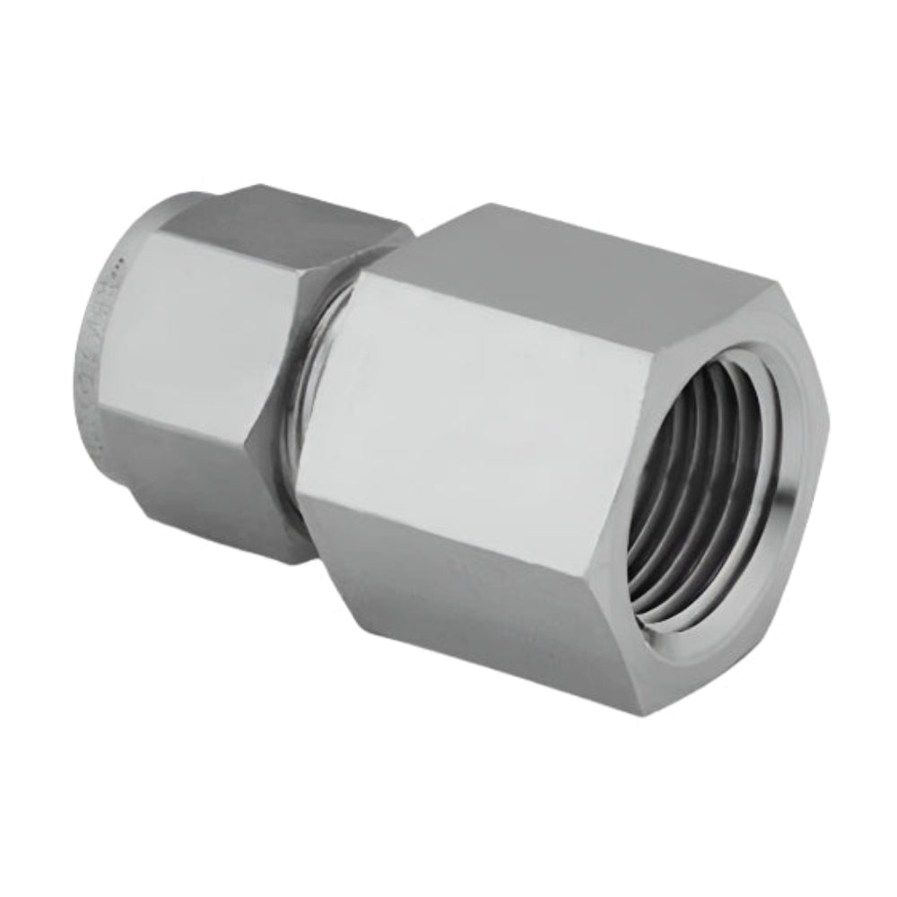 Swagelok SS-1210-7-12 Female Connector x 2-Female Connector-Used Industrial Parts