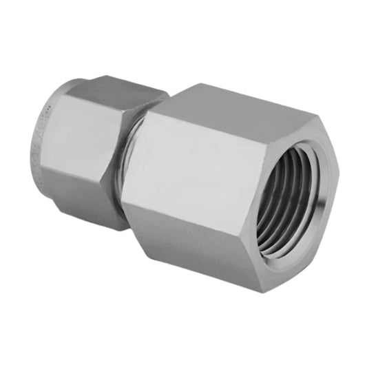 Swagelok SS-1210-7-12 Female Connector x 2-Female Connector-Used Industrial Parts