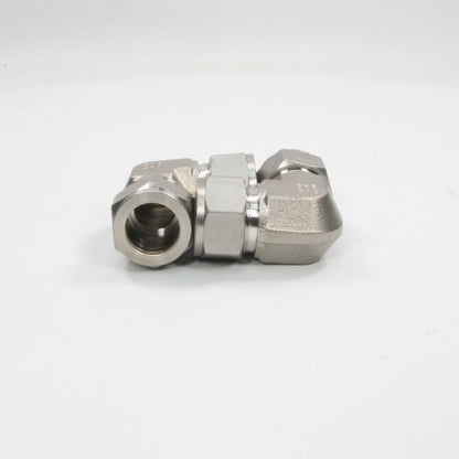 Swagelok SS-1210-9 90° Union Elbow Fitting x 2-Union Elbow Fitting-Used Industrial Parts