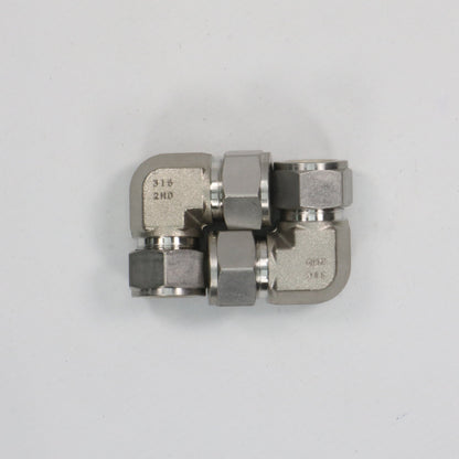 Swagelok SS-1210-9 90° Union Elbow Fitting x 2-Union Elbow Fitting-Used Industrial Parts