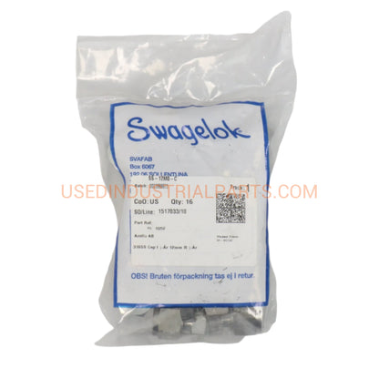 Swagelok SS 12M0 C Cap (16x)-Cap for 12 mm OD Tubing-BC-05-02-06-Used Industrial Parts