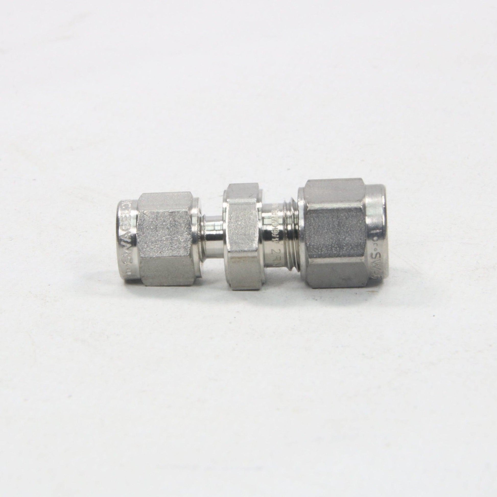 Swagelok SS 6M0 6 3M Reducing Union Tube Fitting (10x)-Reducing Union Tube Fitting-Used Industrial Parts