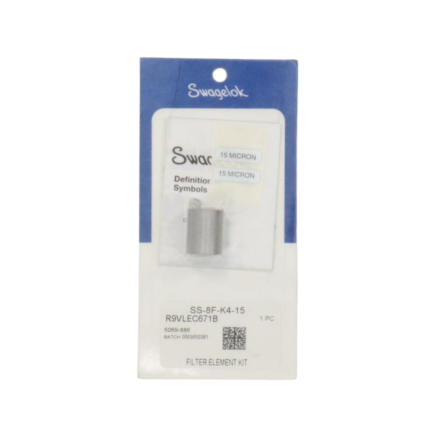 Swagelok SS-8F-K4-15 Filter Element Kit-Particulate Filter-BC-05-01-03-Used Industrial Parts