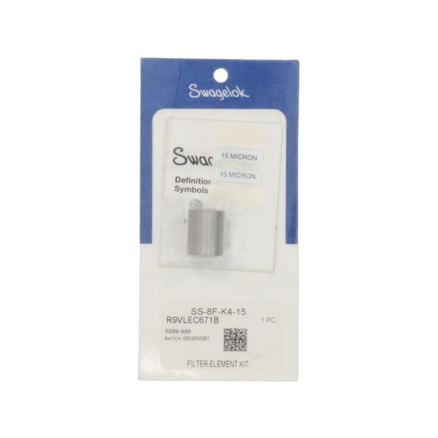 Swagelok SS-8F-K4-15 Filter Element Kit-Particulate Filter-BC-05-01-03-Used Industrial Parts