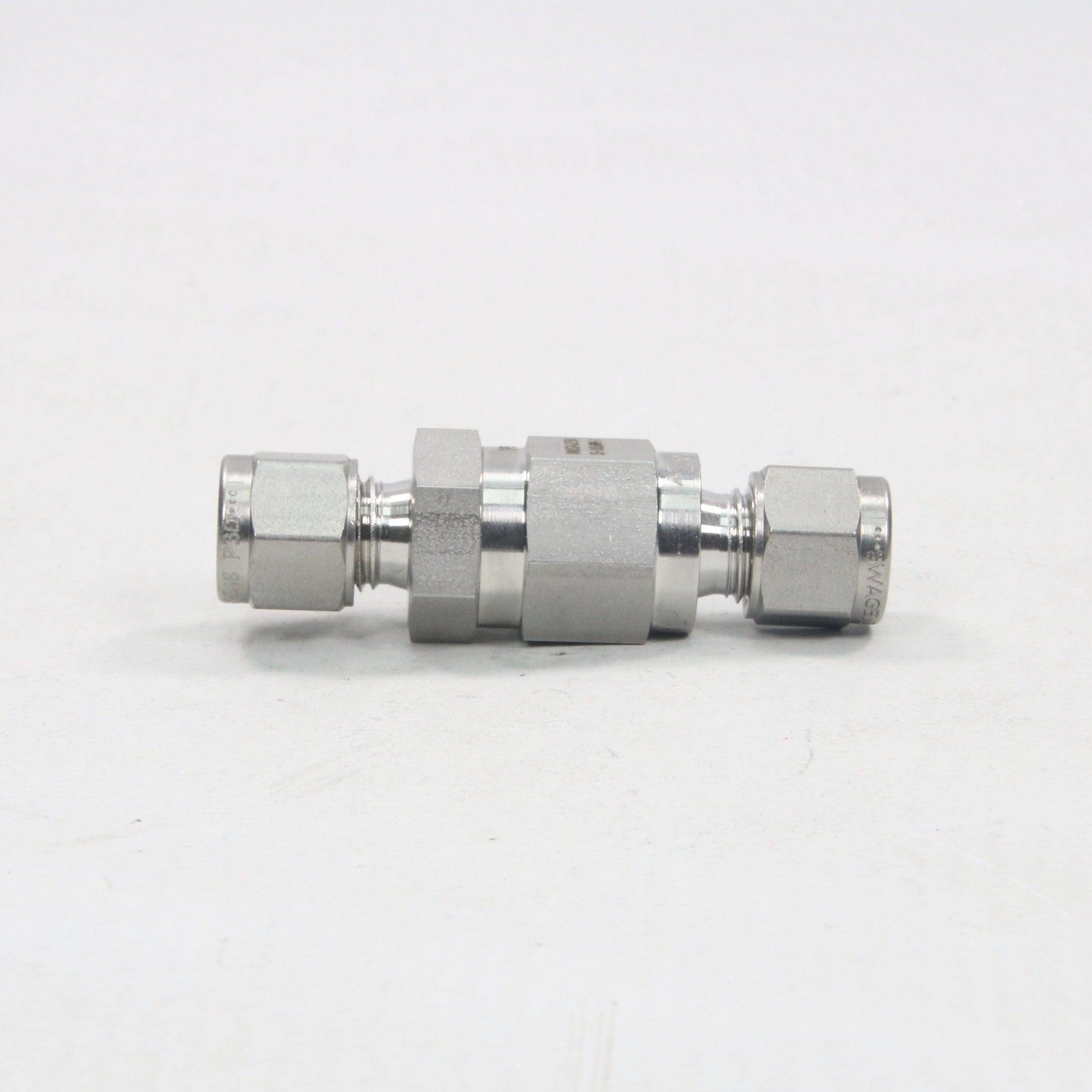 Swagelok SS CHS6MM 1 Check Valve Tube Fitting-Check Valve Tube Fitting-Used Industrial Parts