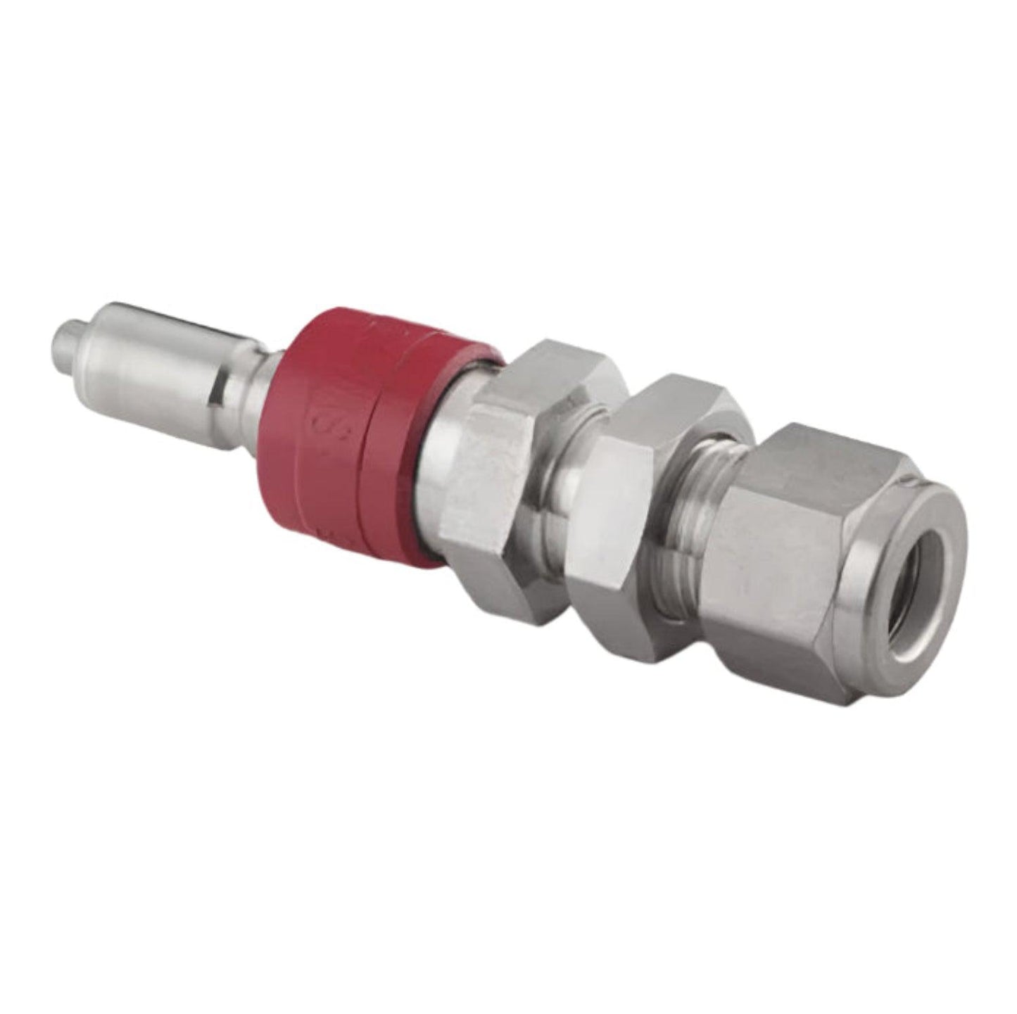 Swagelok SS QC4 D1 6M0 Instrumentation Quick Connect Stem with Valve-Instrumentation Quick Connect Stem with Valve-Used Industrial Parts