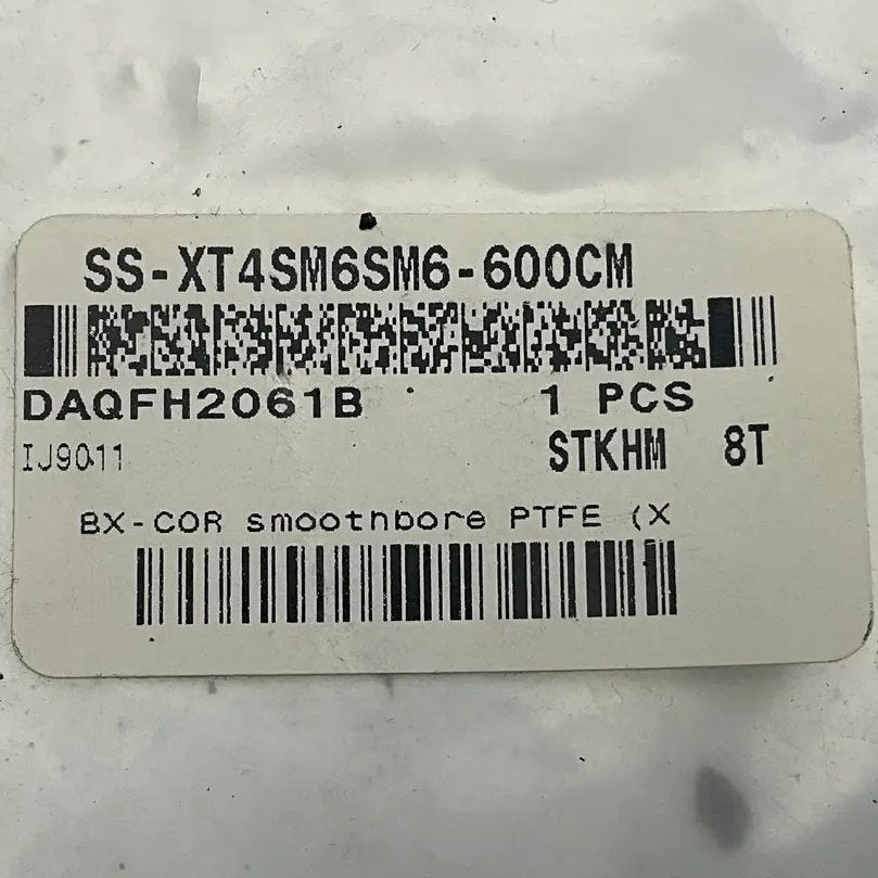 Swagelok SS-XT4SM6SM6-600CM Flexible PTFE Hose Assembly-Hose Assembly-Used Industrial Parts