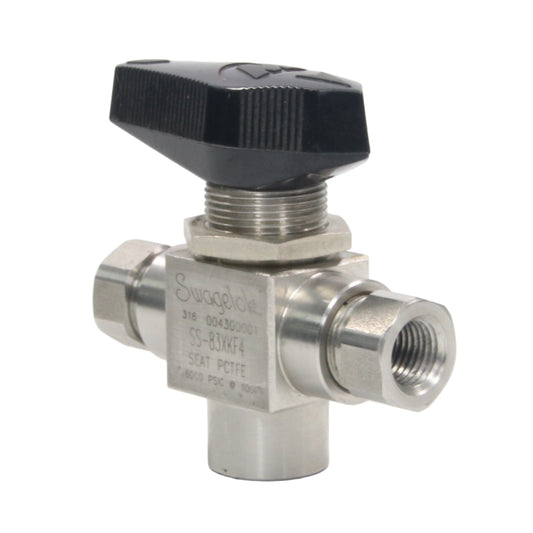 Swagelok SS83XKF4-3 Way Valve-Used Industrial Parts