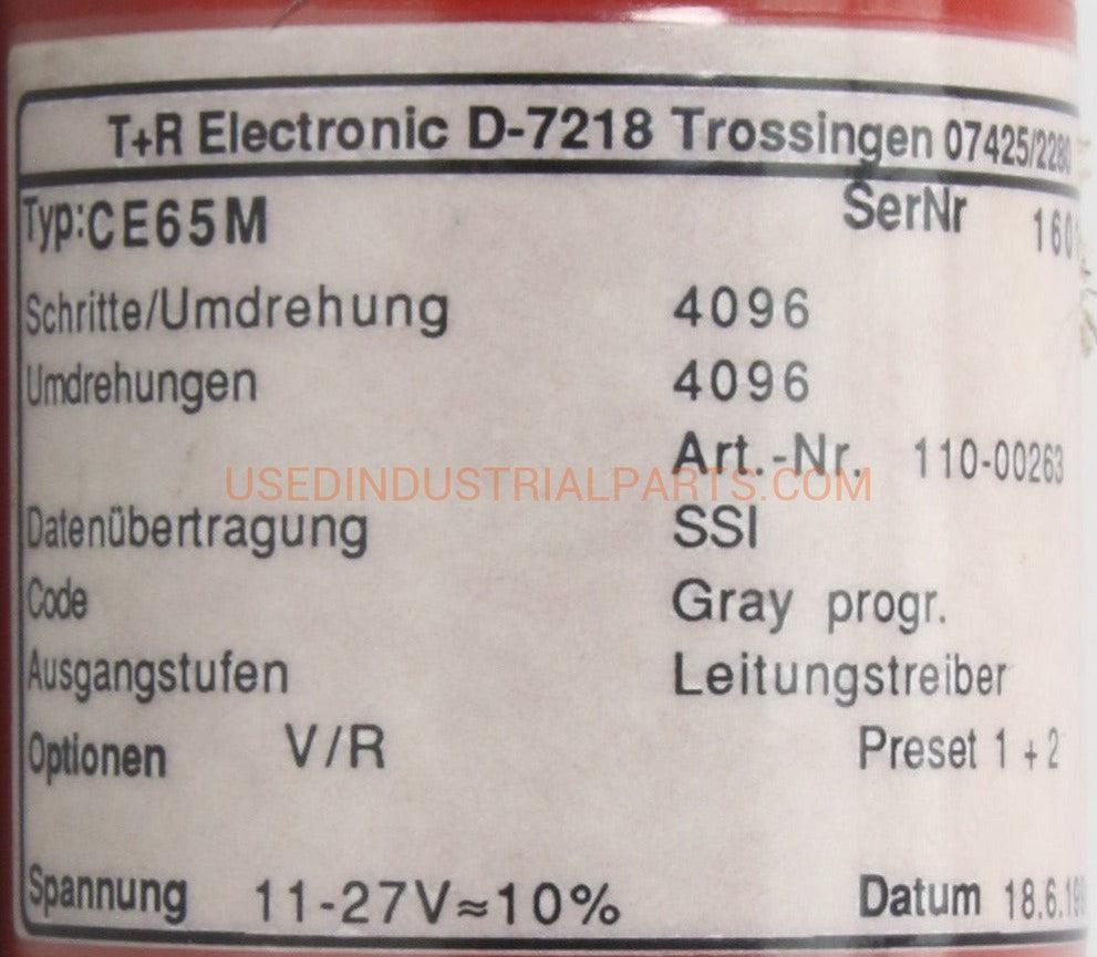 T+R Electronic CE65M Encoder-Encoder-CD-02-06-Used Industrial Parts