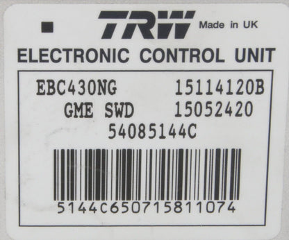 TRW Electronic Control Unit EBC430NG-Electronic Control Unit-Used Industrial Parts