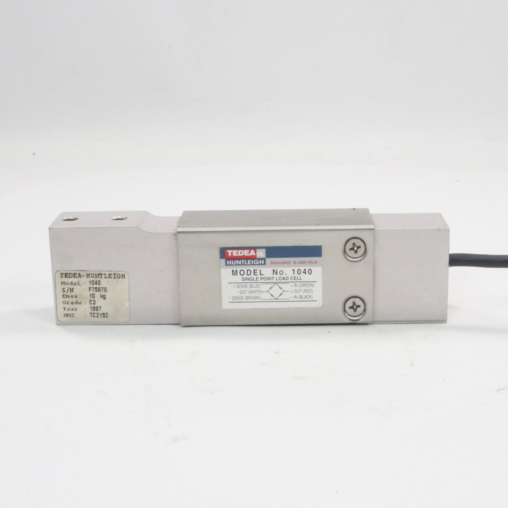 Tedea Huntleigh 1040 Single Point Load Cell-Single Point Load Cell-Used Industrial Parts
