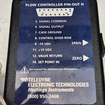Teledyne Hastings Instruments HFC-203 Mass Flow Controller-Mass Flow Controller-Used Industrial Parts