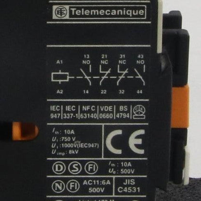 Telemecanique CA2-DN-22 Auxiliary Contactor - 230V-Auxiliary Contactor-Used Industrial Parts