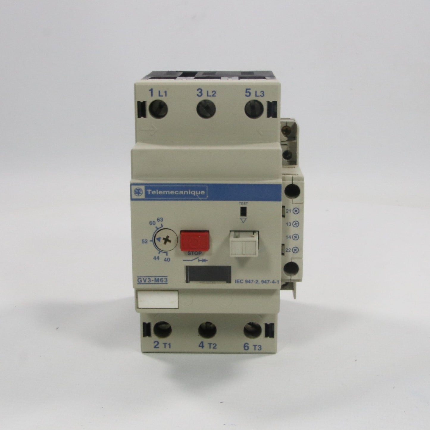 Telemecanique GV3-M63 Motor Circuit Breaker-Motor Circuit Breaker-Used Industrial Parts