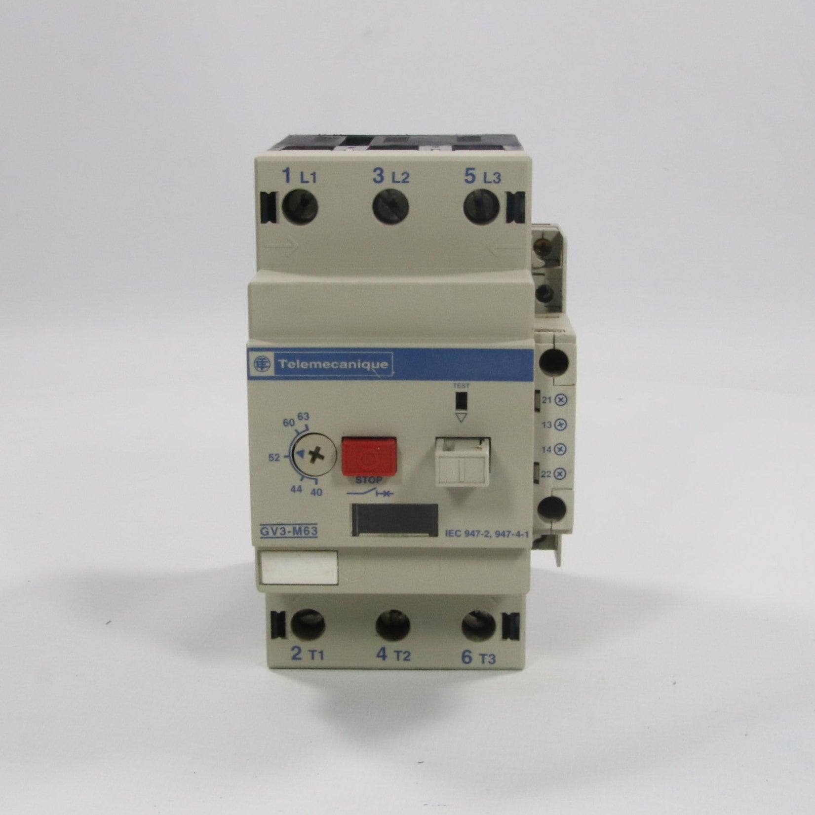 Telemecanique GV3-M63 Motor Circuit Breaker-Motor Circuit Breaker-Used Industrial Parts