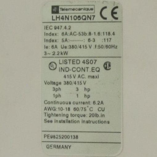 Telemecanique LH4N106QN7 Soft Starter-Soft Starter-Used Industrial Parts