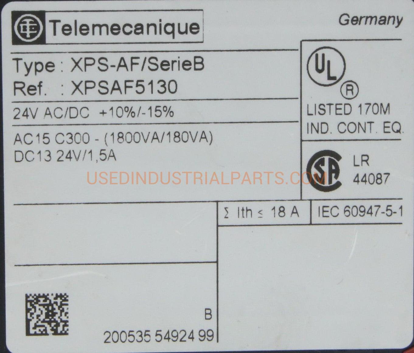 Telemecanique Preventa XPSAF5130 Safety Relay-Safety Relay-AA-05-03-Used Industrial Parts