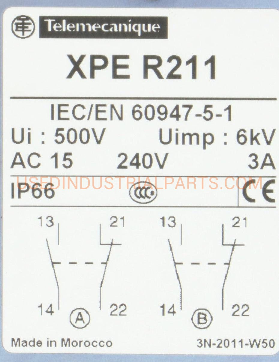 Telemecanique Schneider Electric XPE R211 Operators Pedal-Pedal Switch-AA-05-01-Used Industrial Parts