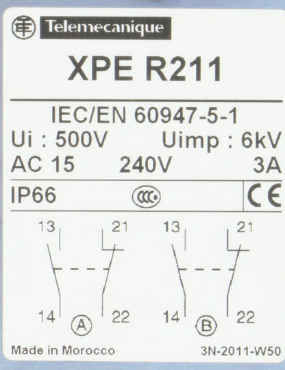 Telemecanique Schneider Electric XPE R211 Operators Pedal-Pedal Switch-Used Industrial Parts