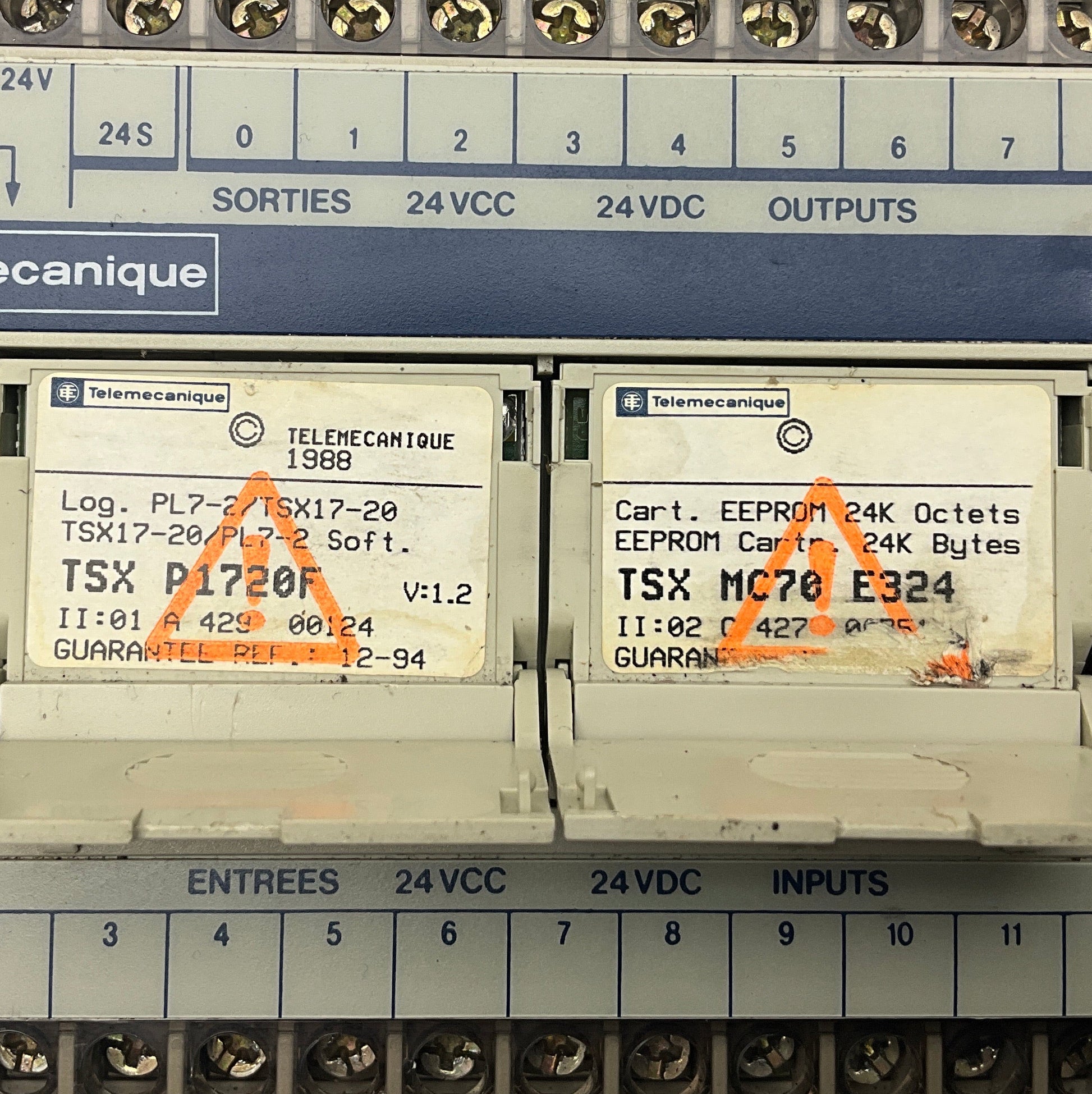 Telemecanique TSX 1724012 Programmable Controller-Programmable Controller-Used Industrial Parts