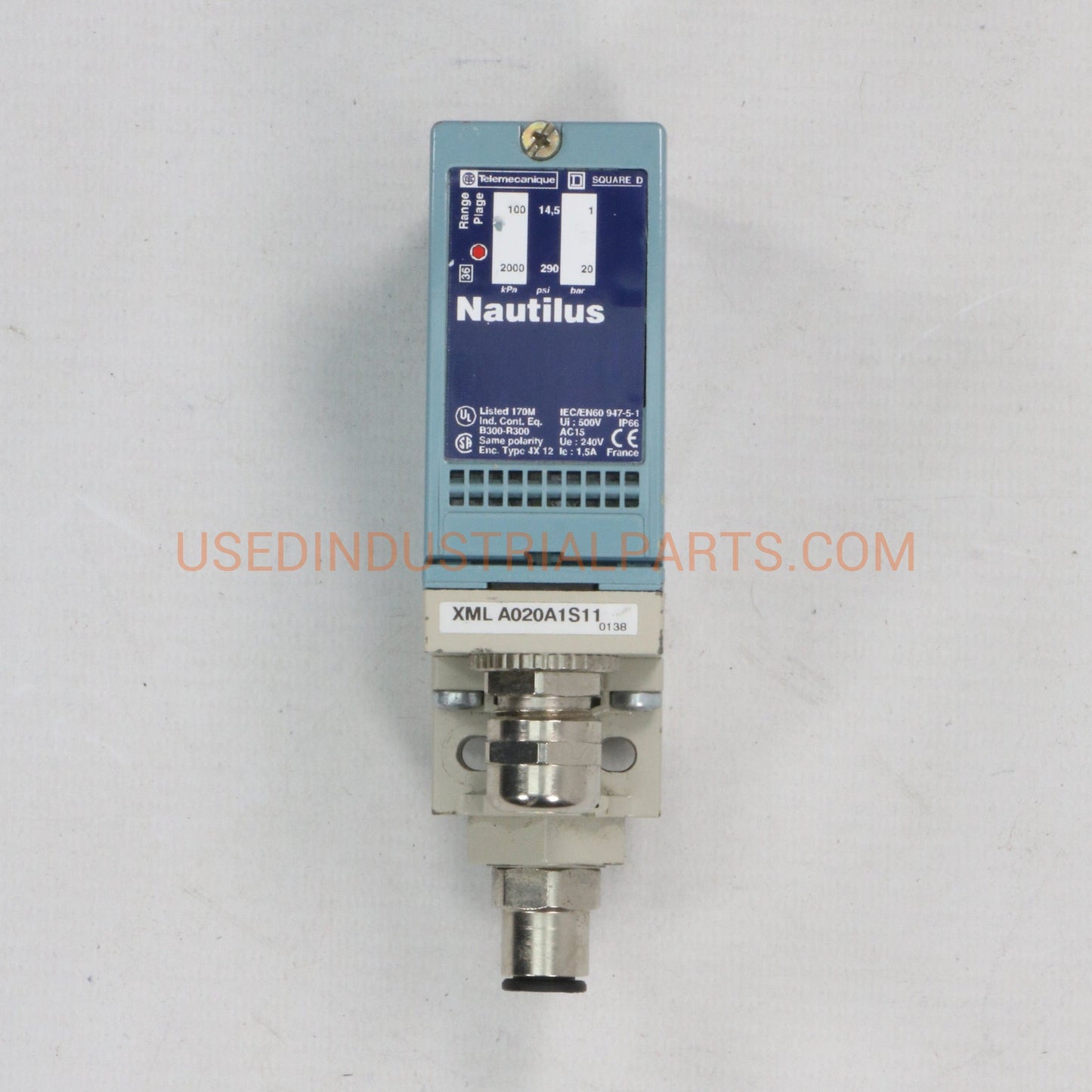 Telemecanique XML A020A1S11 Nautilus Pressure Switch-Pressure Switch-AC-05-05-Used Industrial Parts