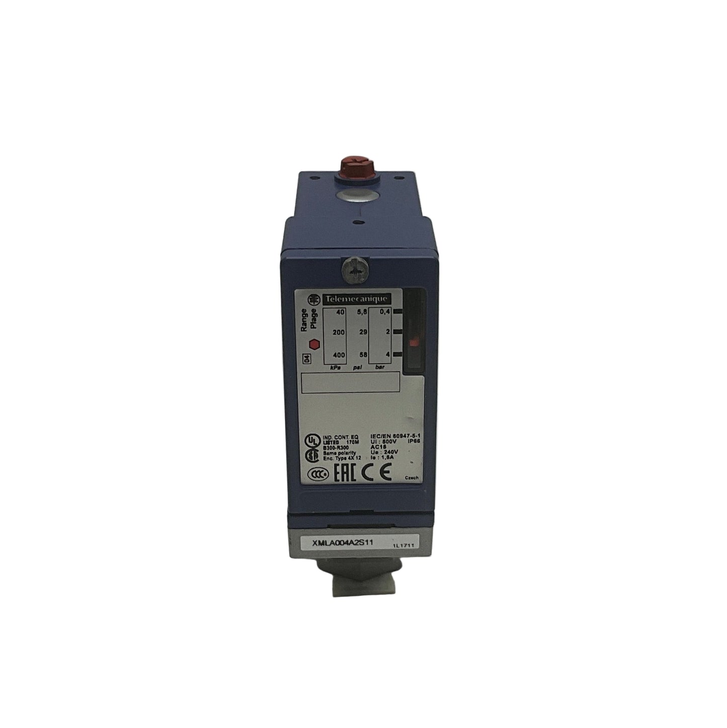 Telemecanique XMLA004A2S11 Differential Pressure Switch-Differential Pressure Switch-Used Industrial Parts