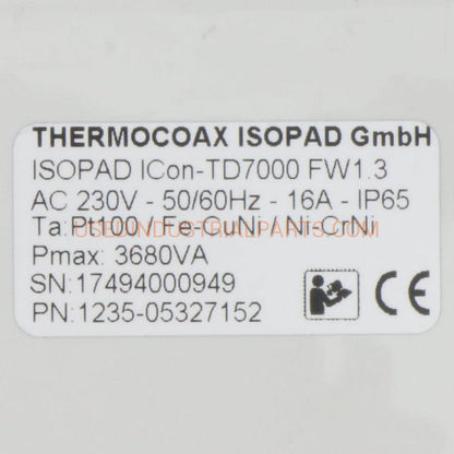 Thermocoax Isopad ICon TD7000 Temperature Controller-Temperature Controller-CA-05-06-05-Used Industrial Parts