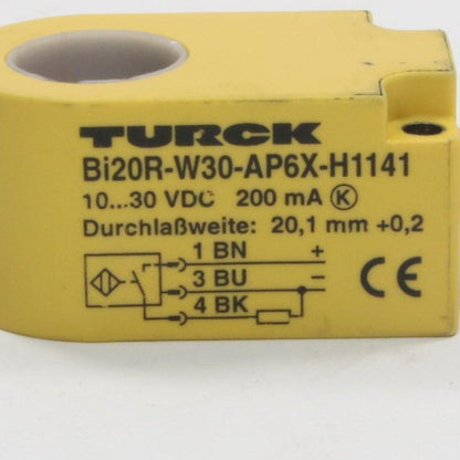 Turck Bi20R W30 DAP6X H1141 Ring Sensor-Ring Sensor-Used Industrial Parts