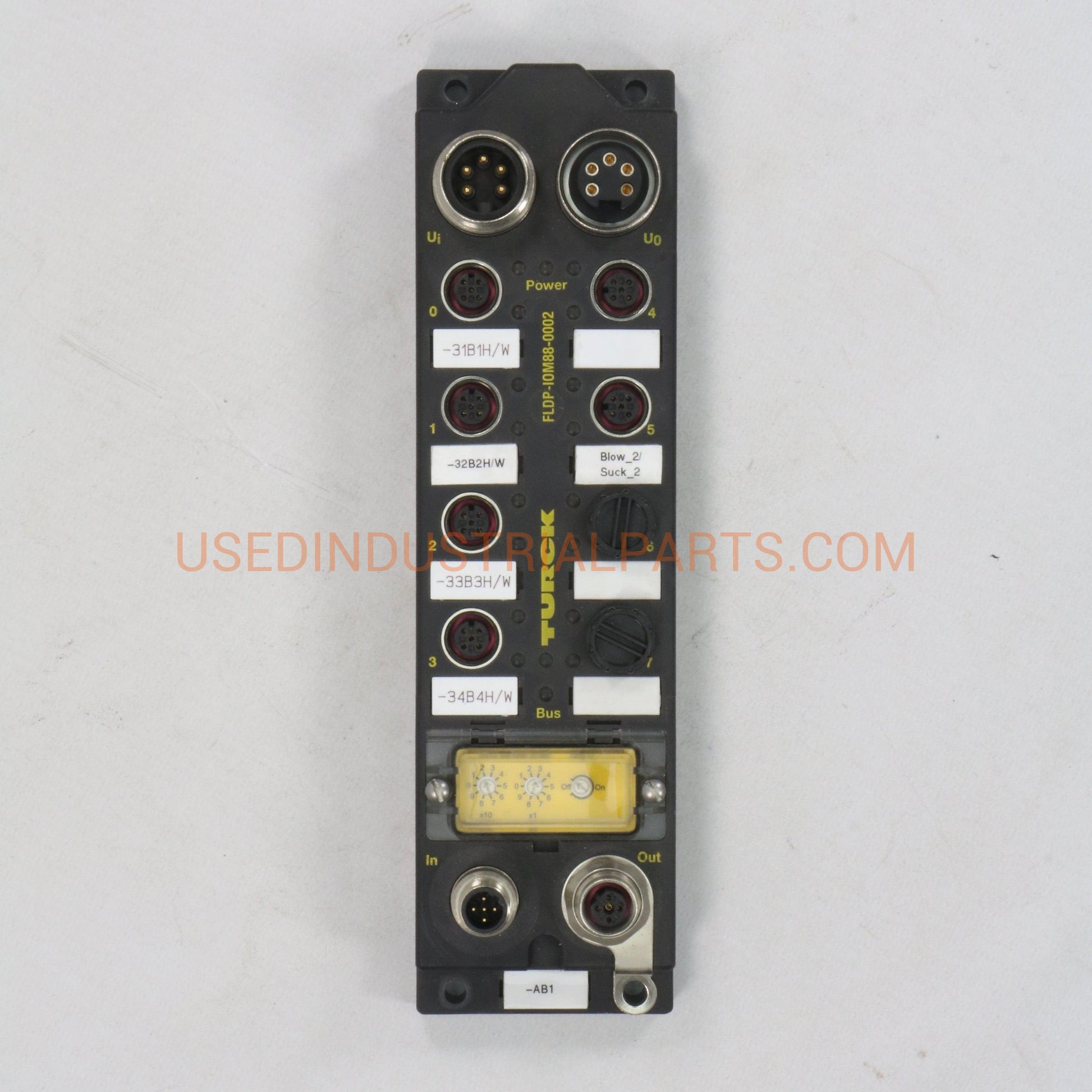 Turck Fieldbus I/O Module FLDP-IOM88-0002-Fieldbus I/O Module-AC-02-04-Used Industrial Parts