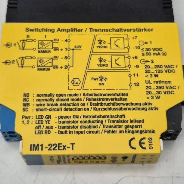 Turck IM1-22Ex-T Switching Amplifier-Switch Amplifier-Used Industrial Parts