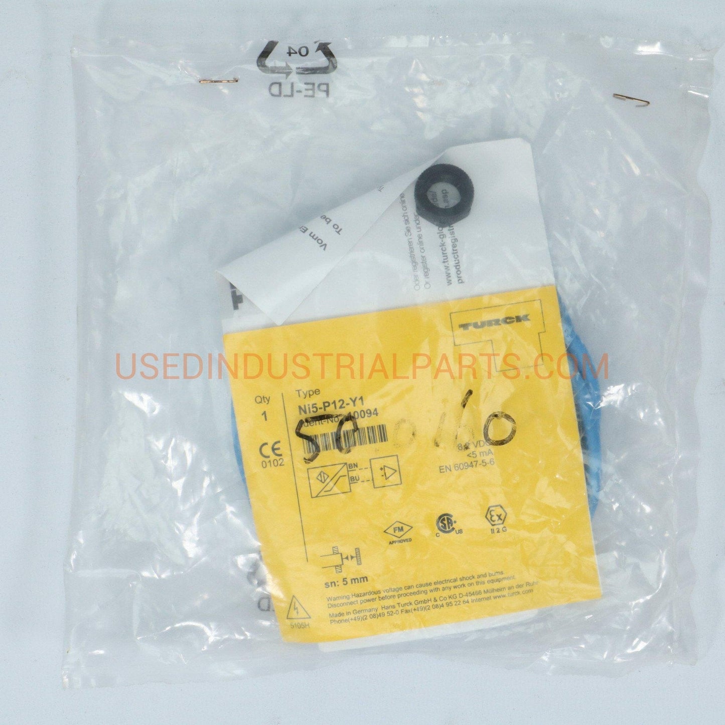 Turck NI5-P12-Y1 PROXIMITY SWITCH 8.2VDC 5MM-Electric Components-AB-01-03-Used Industrial Parts