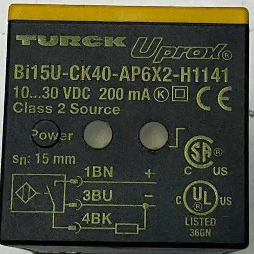 Turck Uprox Bi5U-CK40-AP6X2-H1141 Inductive Sensor-Inductive Sensor-Used Industrial Parts