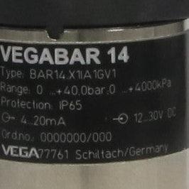 Vega Vegabar 14 Process Pressure Transmitter - BAR14.X1A1GV1-Process Pressure Transmitter-Used Industrial Parts